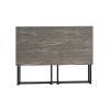 Techni Mobili Space Saving Folding Desk - Grey